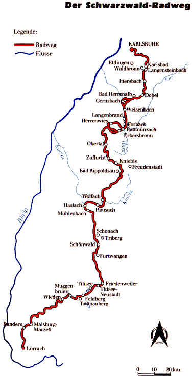 Der Schwarzwald-Radweg